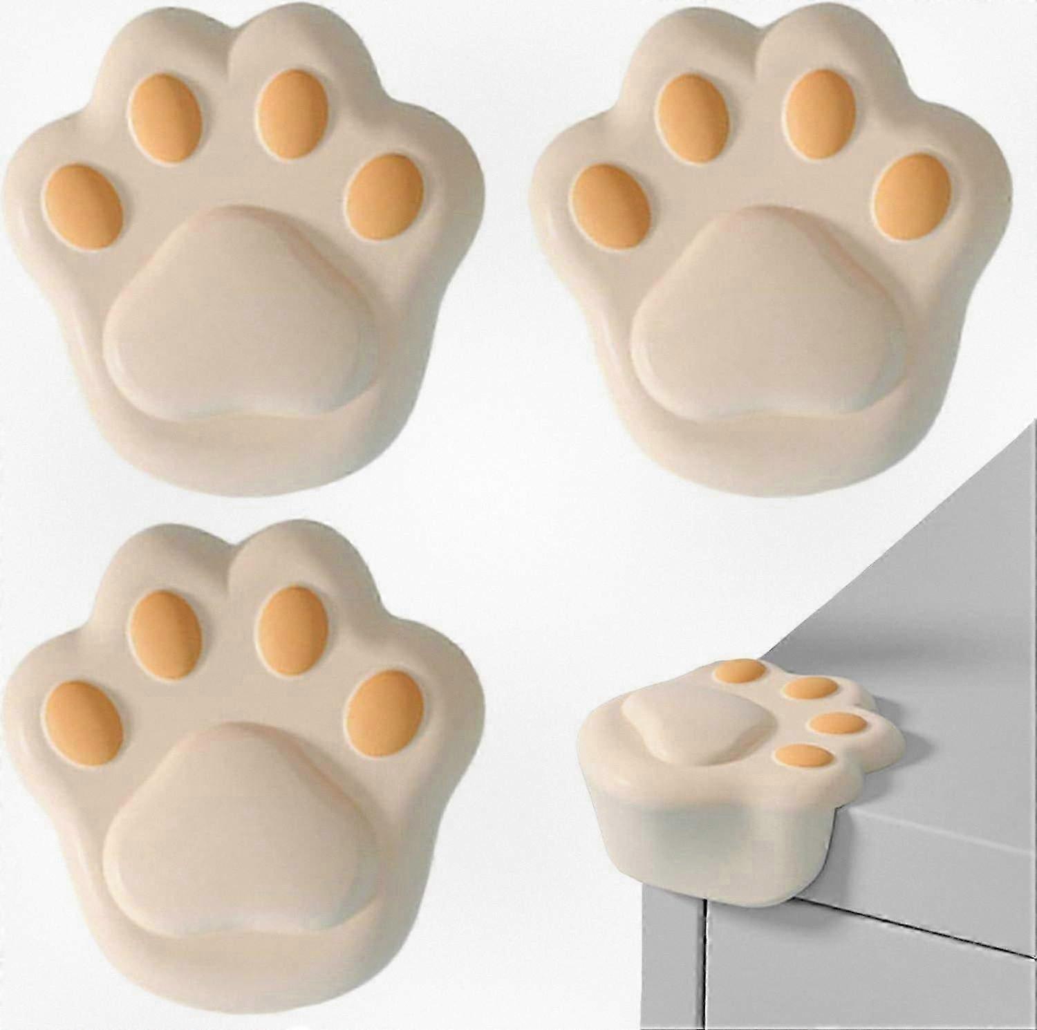 Cat Paw Shaped Corner Protector for Furniture Edges Adhesive Baby Safety Bumper