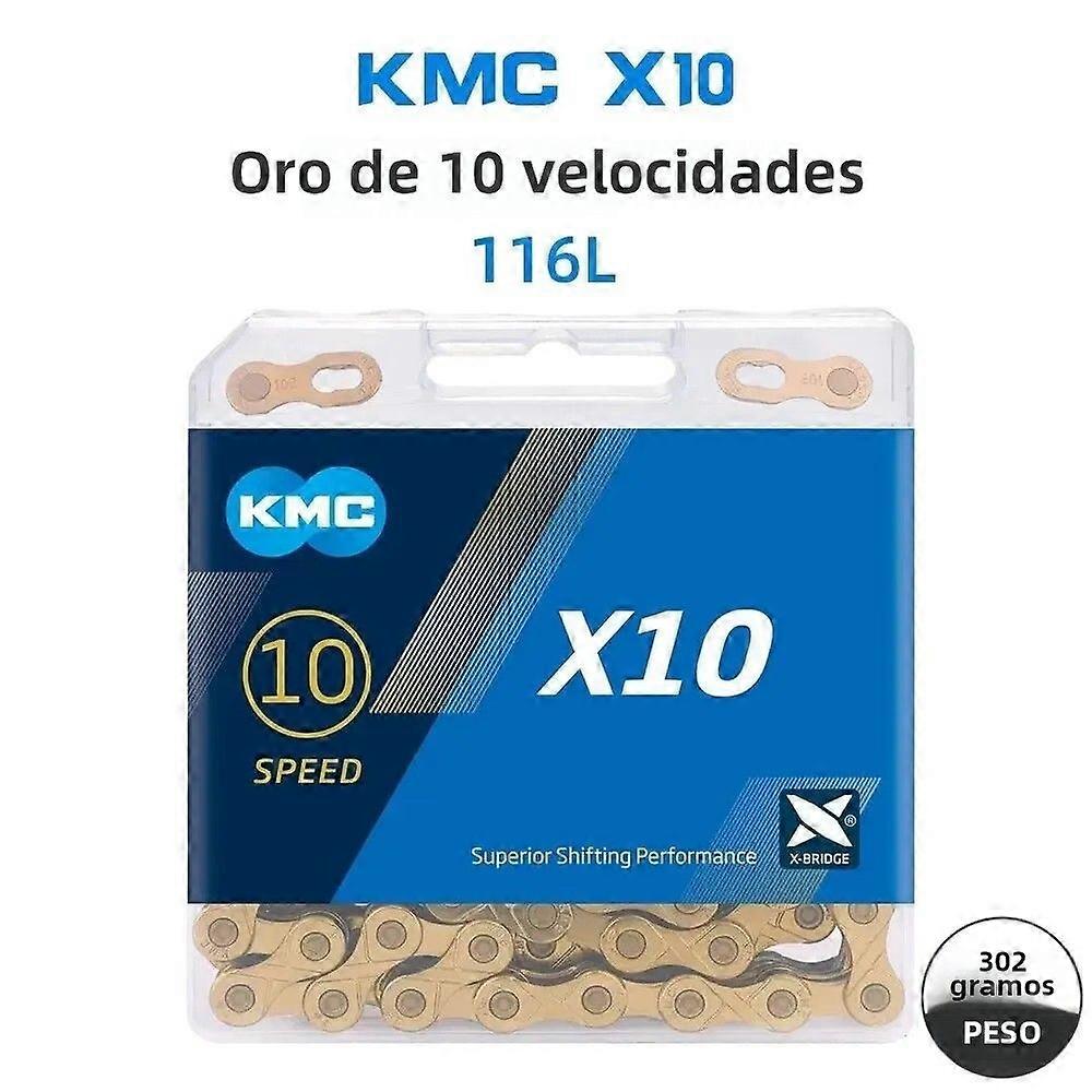 KMC Bike Chain for MTB and Road 8 9 10 11 12 Speed Gold Current Mountain Chain for Shimano Parts X8 X9 X10 X11 X12