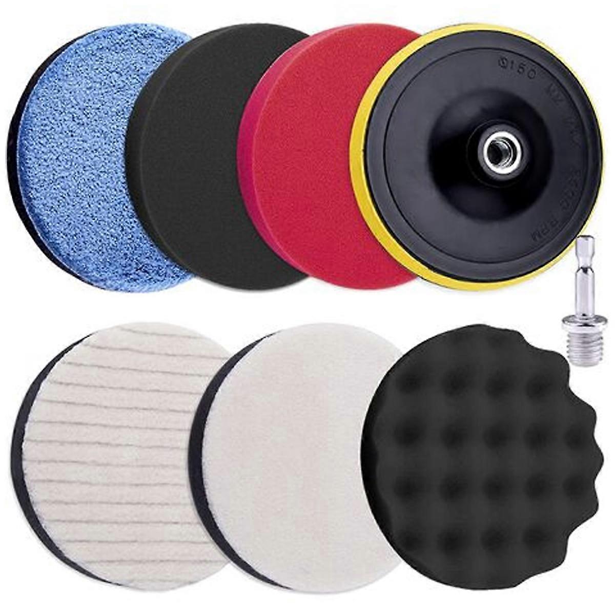 Wool Polishing Pads, Heavy Swirl Marks Removal, Compatible Tools