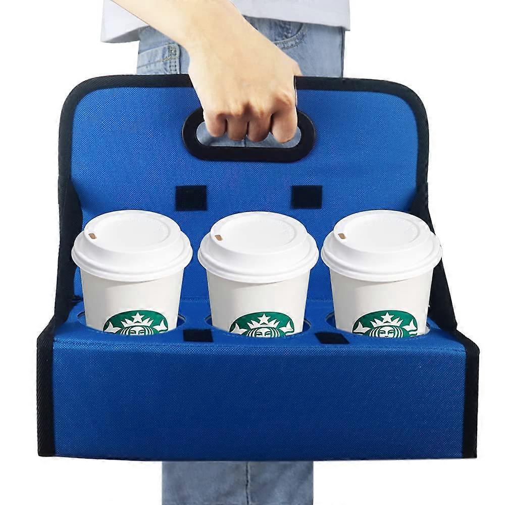 Reusable Cup Caddy for Delivery with 6-Cup Size