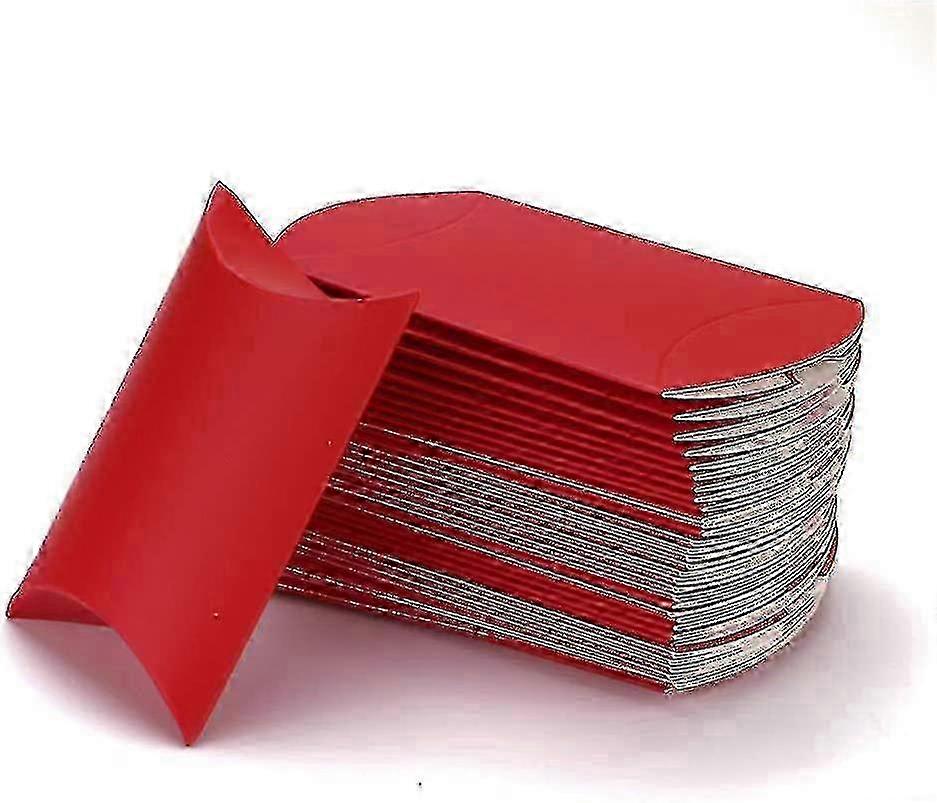 100pcs Wedding Creative Pillow Box, Candy Gift Box, Suitable For Wedding Bi