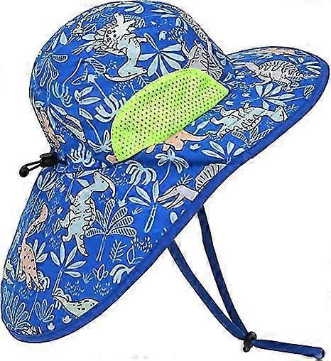 Toddler Kids Sun Hats With Neck Flap Girls Boys Summer Upf 50+ Uv Protection Wide Brim Beach Swim Sun Hat