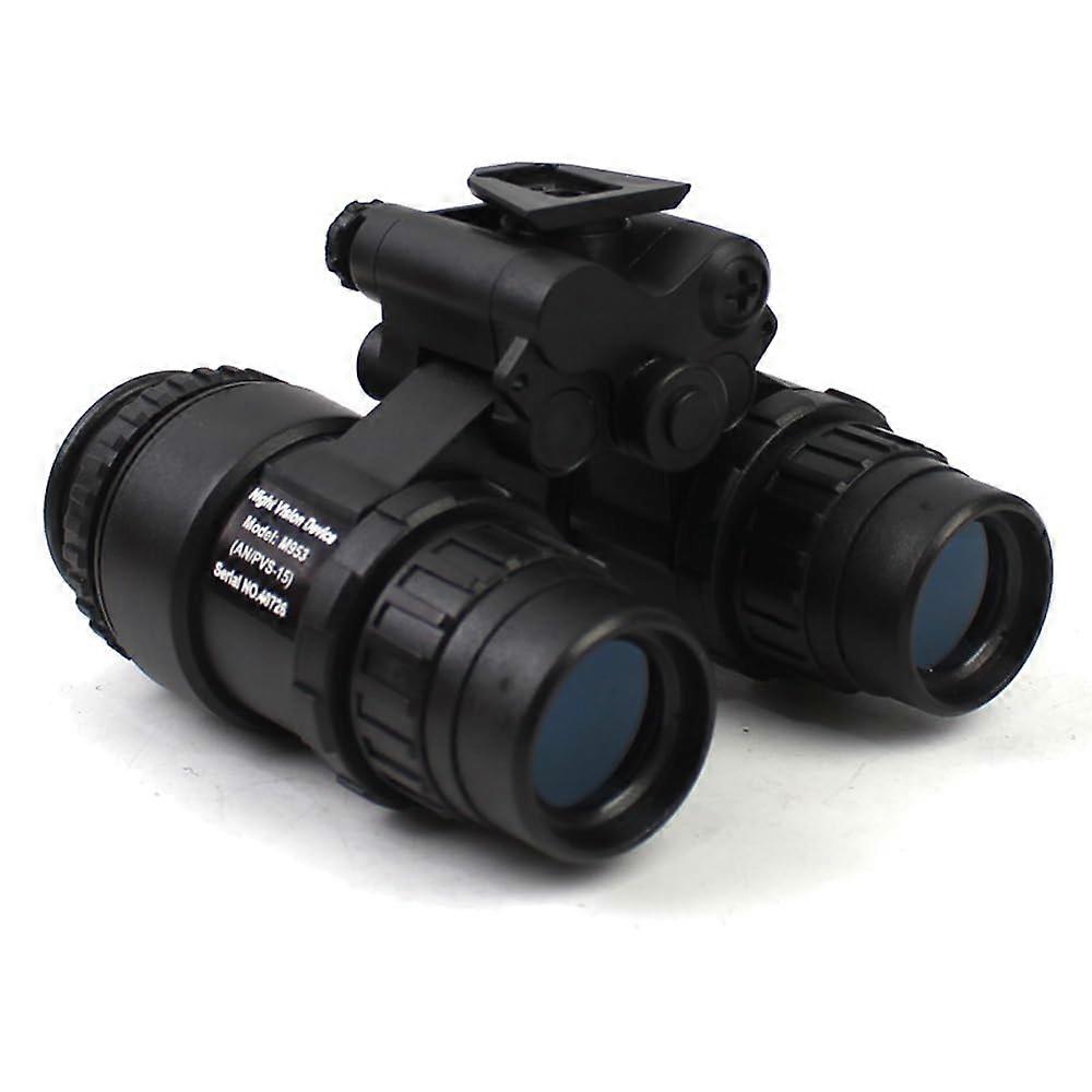 PVS15 NVG Dummy Model,Helmet Dual-Tube Binocular Night Vision Goggles for Cosplay Display, No Function