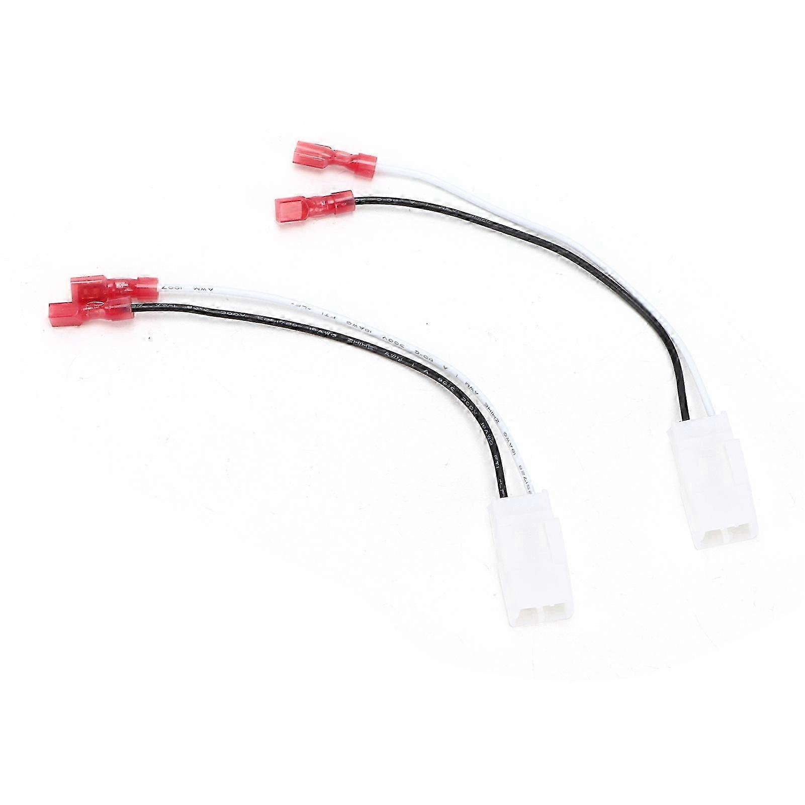 Pair Car Speaker Wire Harness Adapter Plug Modification Replacement for Acura/Accord
