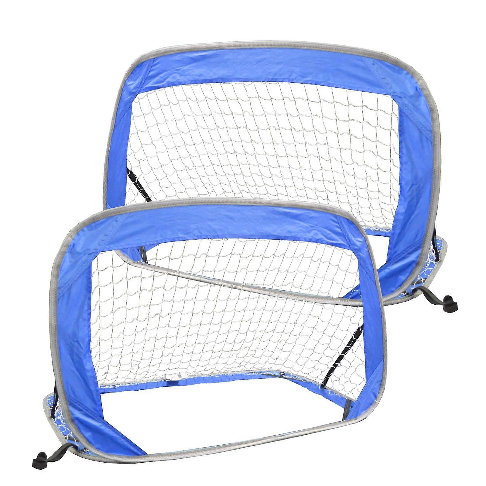 Soccer Goal Set - Portable Pop Up Soccer Goals for Indoor and Outdoor Use, All Ages, Includes Carry Bag and Net