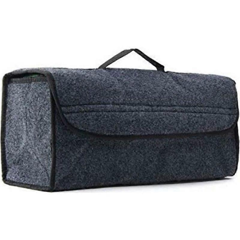 Universal Car Trunk Storage Bag Foldable Toolbox Trunk Storage Organizer with Velcros Storage Box