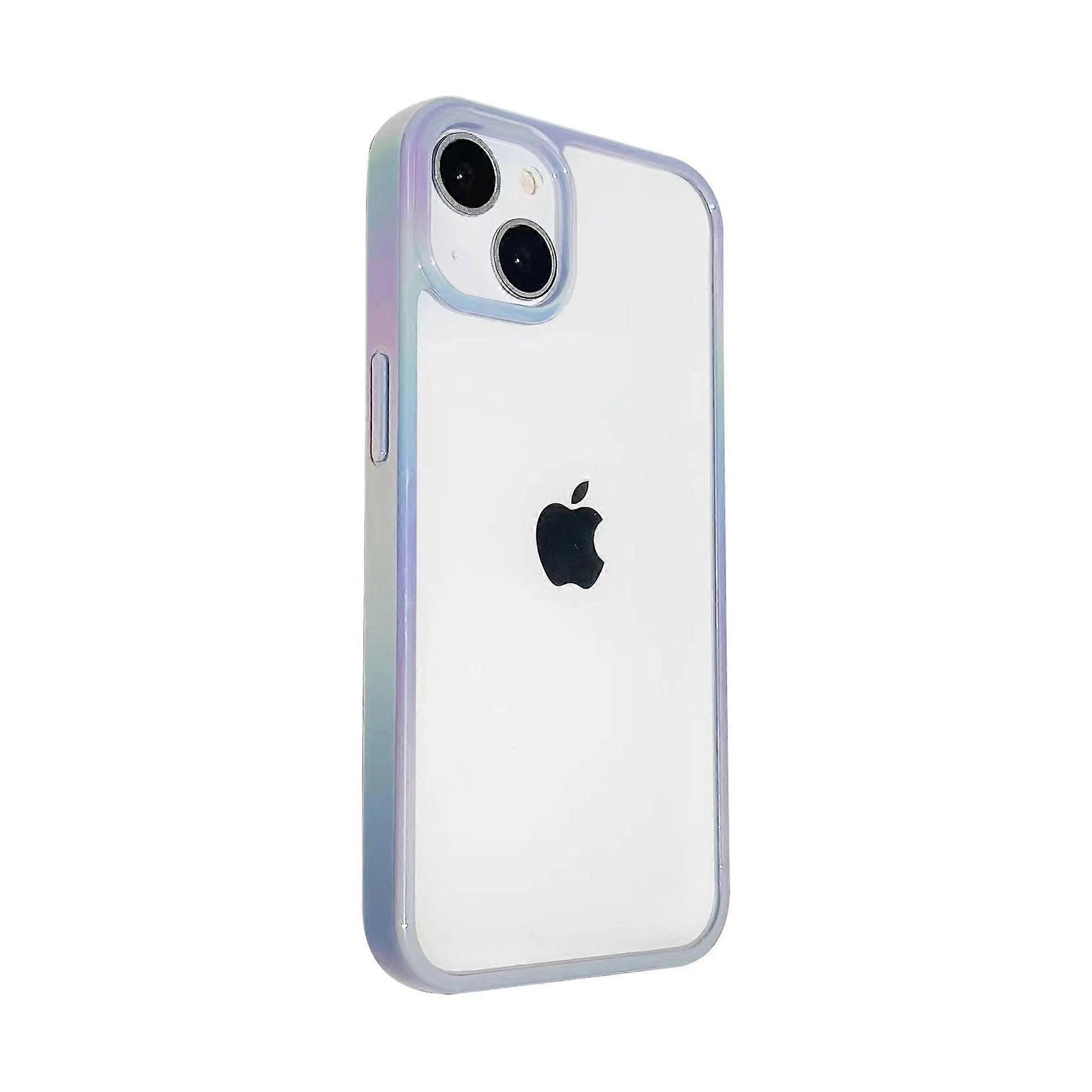 Compatible with iPhone12pro, Aurora Gradient Heavy Duty Shockproof Phone CasePurple