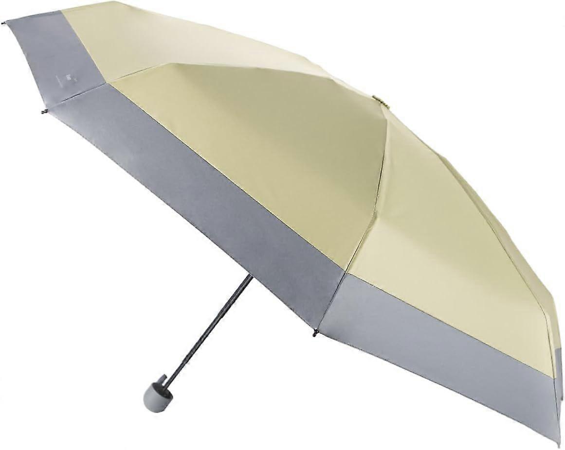 SQCLV Travel Umbrella Compact Folding Umbrella,Small Umbrella for Rain & Sun,8 Ribs Windproof Umbrella,Lightweight & Portable Umbrella for Women Men K