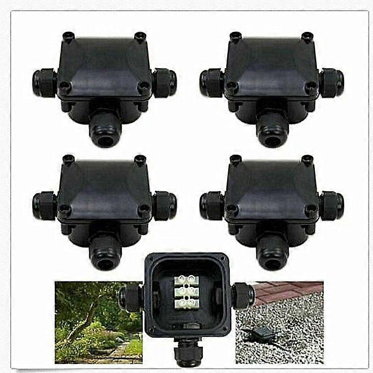 10 Pack Waterproof Junction Box, Fit 3 Way Junction Box