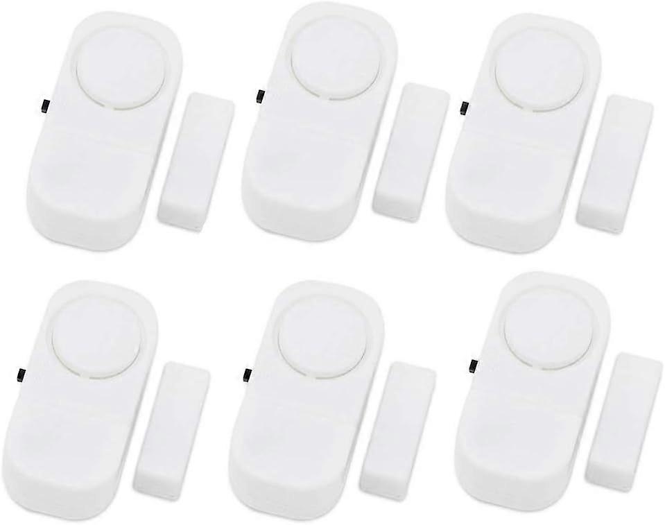Wireless Home Doors Windows Security Entry Alarm System Pack 6