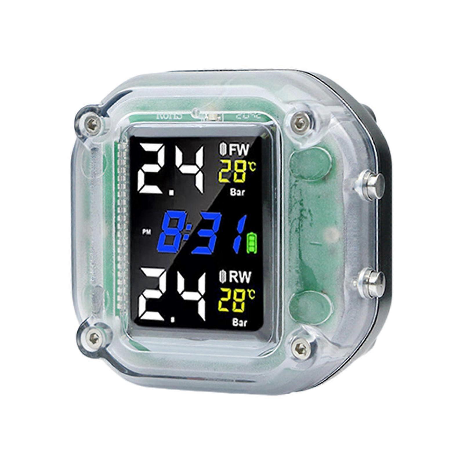 TPMS 433.92MHz 2.1V-3.6V 0-3Bar Cordless Real Time for Two Wheeler