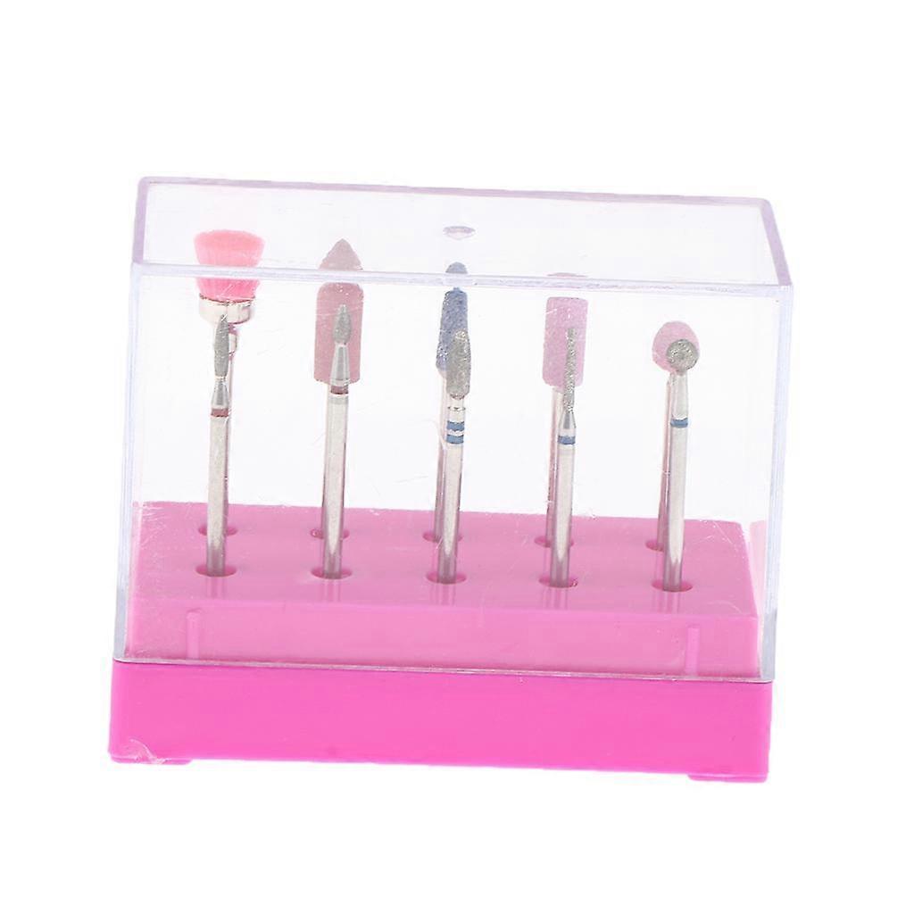 10pcs Professional Cuticle Clean Bit Rotary Burr Grinding Head for Electric