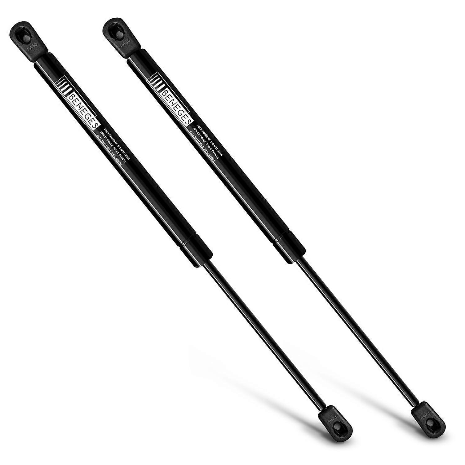 Gas Charged Lift Supports 2-Pack, 45Lbs/200N Per Prop, 90Lbs/400N Set, Extended Length 15 In, Models C16-15208/C1615208
