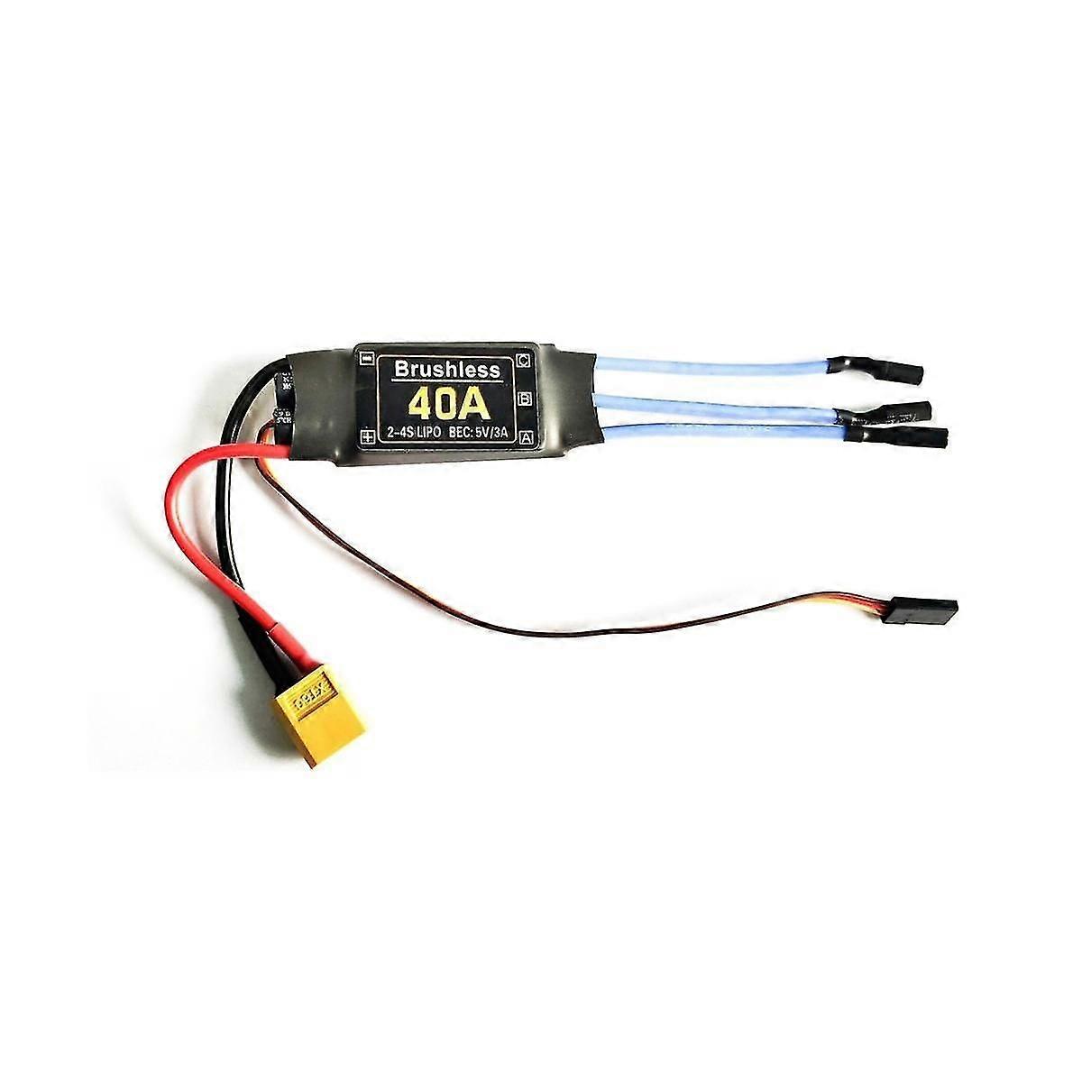 40A Brushless ESC XT60 Plug Durable RC Toys Components Accessories Speed Controller Motor FPV Quadc