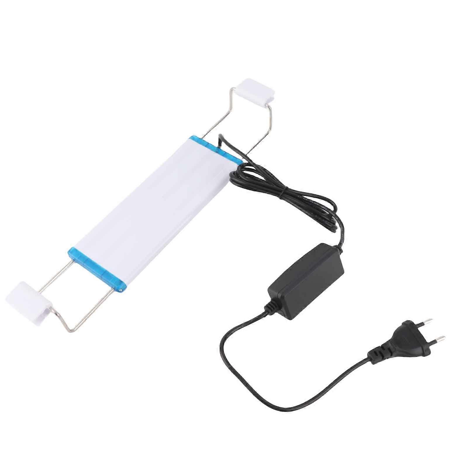 Ultra-thin Aquarium LED 8 Watts for 7 to 12 Inch Three Color Modes Adjustable Fish Tank Light with Extendable Bracket