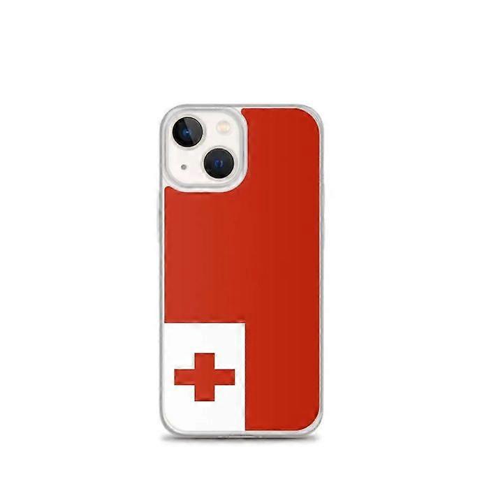 iPhone Case - Tonga Flag - iPhone 13 mini - Flexible - Multicolor - Vertical