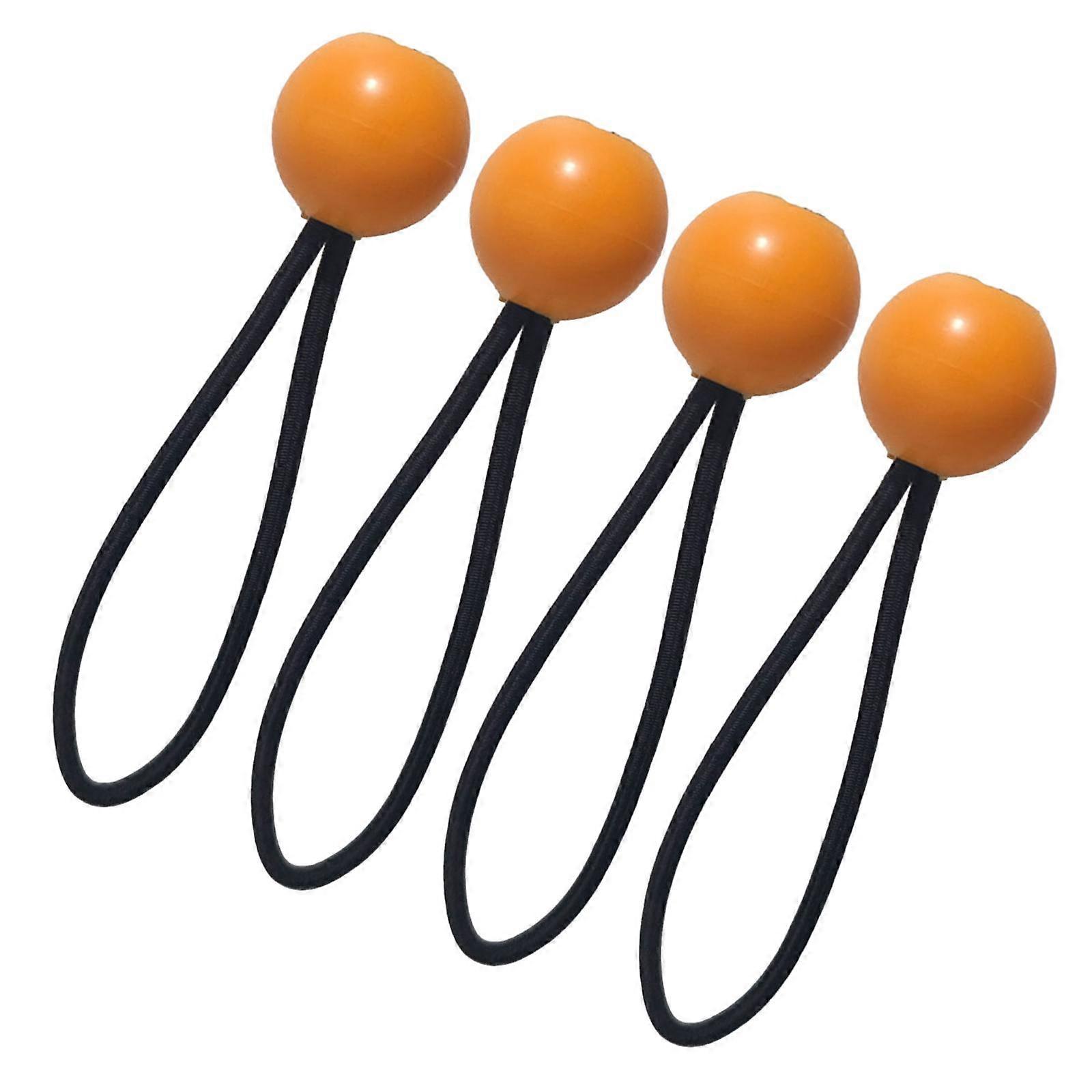 4Pcs Bungee Cords Tie Down Straps with Ball Reusable Multifunction Universal