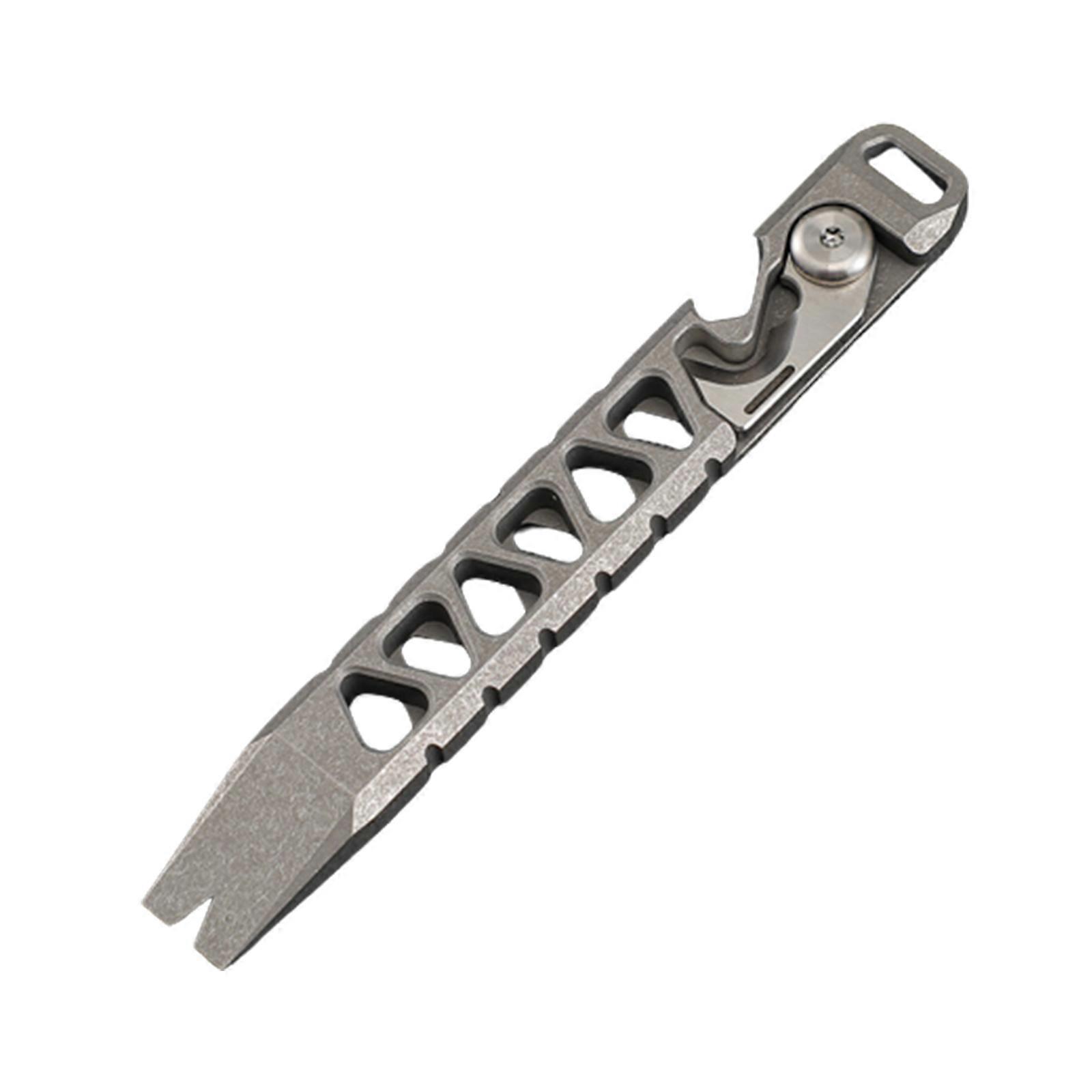 Titanium Alloy Pry Bar Multi Tool Mini Crowbars Multifunction Portable Tools Outdoor Emergency Defences Tool for Camping
