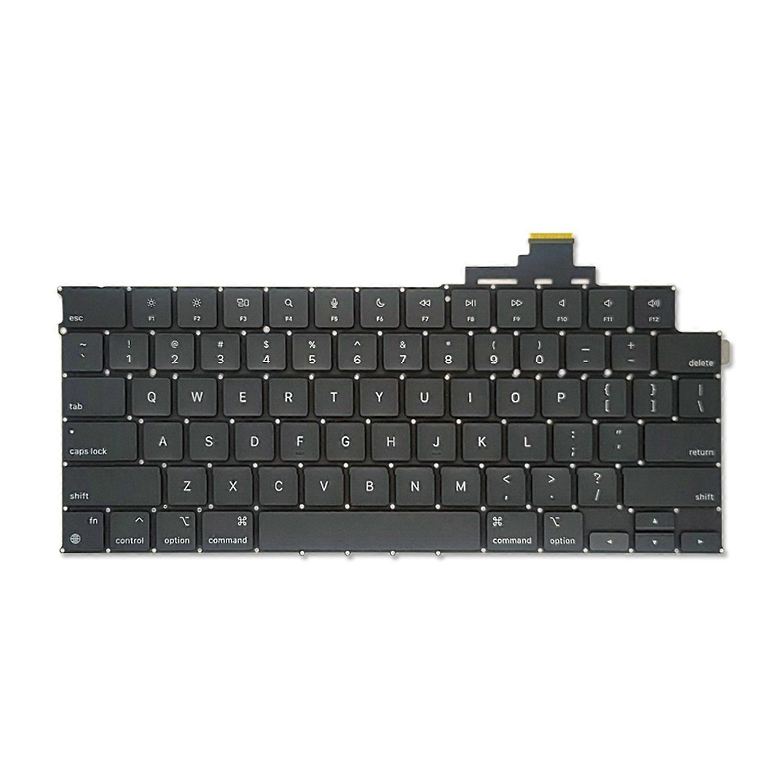 US Layout Keypad Replacement Built-in Keyboards for AirM2 13.6" Retina A2681 Keyboards Classical Black Color Multicolor