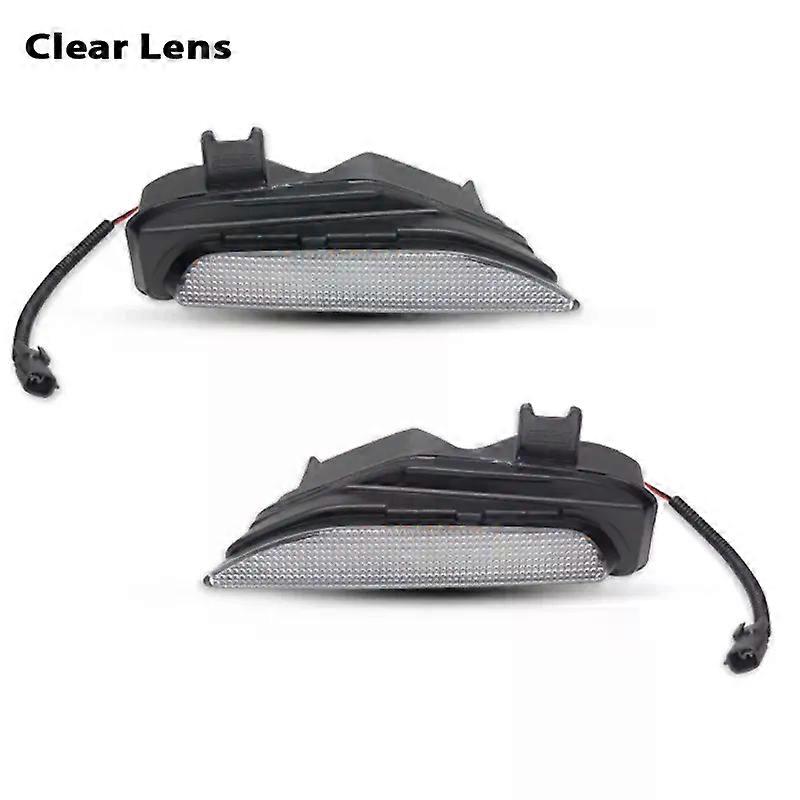 Car Front LED Daytime Running Light DRL turn Signal Suitable for Infiniti Q50 Q50S Sport Model 2014 - 2020 Fog lamp Cover Grill Trim
