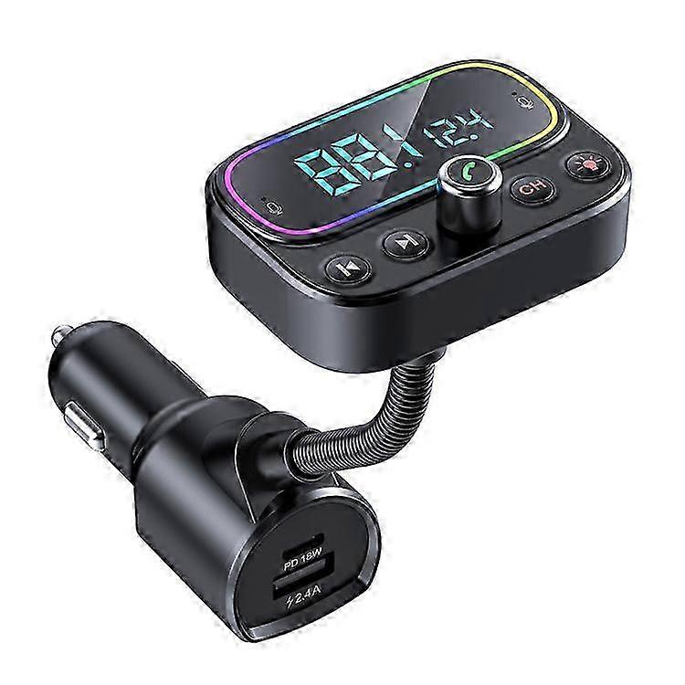 Bluetooth Car Adapter, Usb C Pd Car Bluetooth Transmitter Wireless Car Bluetooth Kit