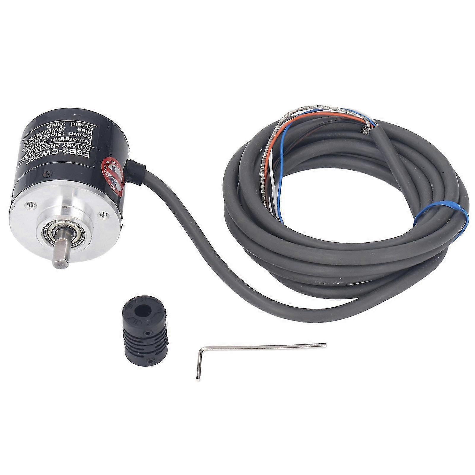 2025 Rotary Encoder Kit High Accuracy 2 Phase 360P/R 5‑24VDC Wide Voltage Power Supply