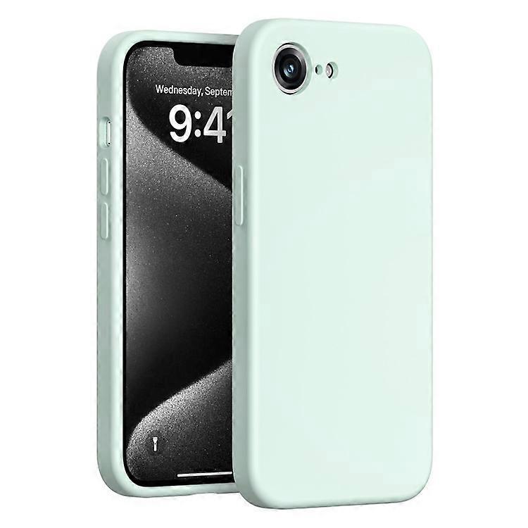 Compatible For iPhone 16e Case Precision Fit PC + Liquid Silicone Protective Phone Cover with Microfiber Lining