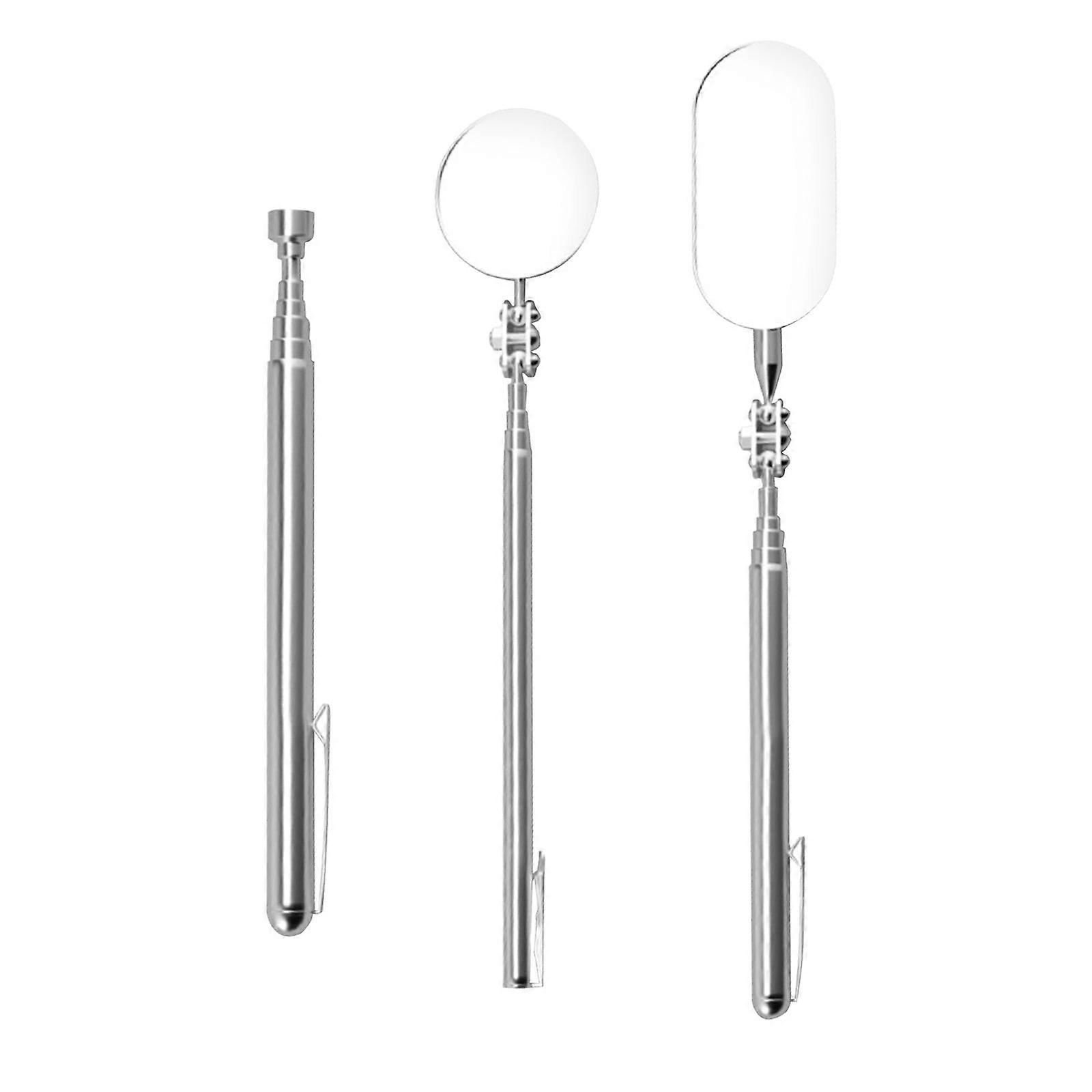360 Degree Rotating Extendable Handle Car Inspection Mirror For Mechanics Aviation Welding Automotive Construction Work