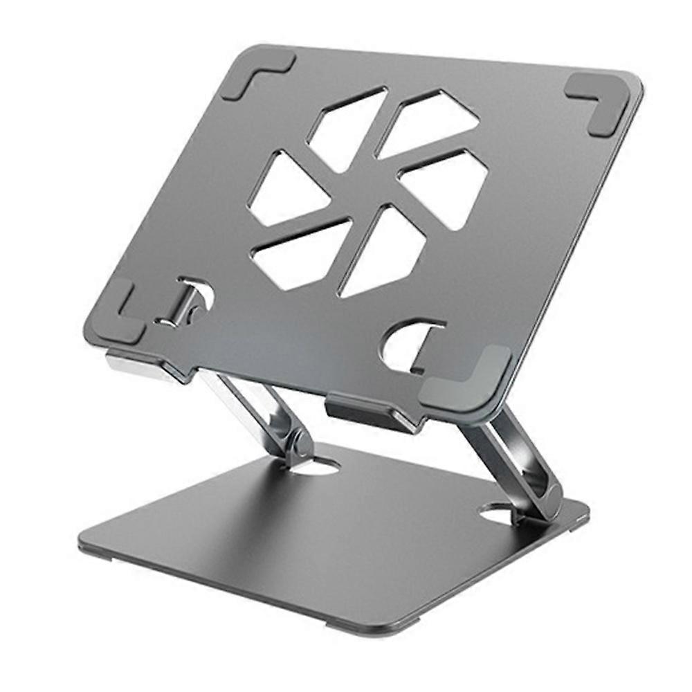 GFS06-T炭素鋼ラップトップ冷却スタンド高さ調節可能な中空タブレットノートブックのサポート