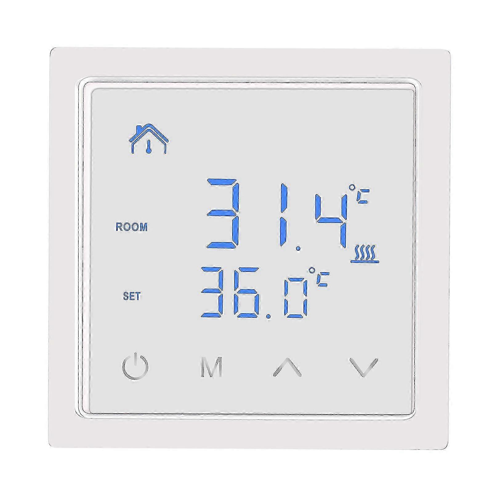 Smart Thermostat 16a Led Touch Screen Floor Heating Temperature Controller 85 - 265v