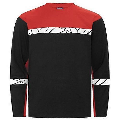Projob Mens Progression Hi-Vis Long-Sleeved T-Shirt