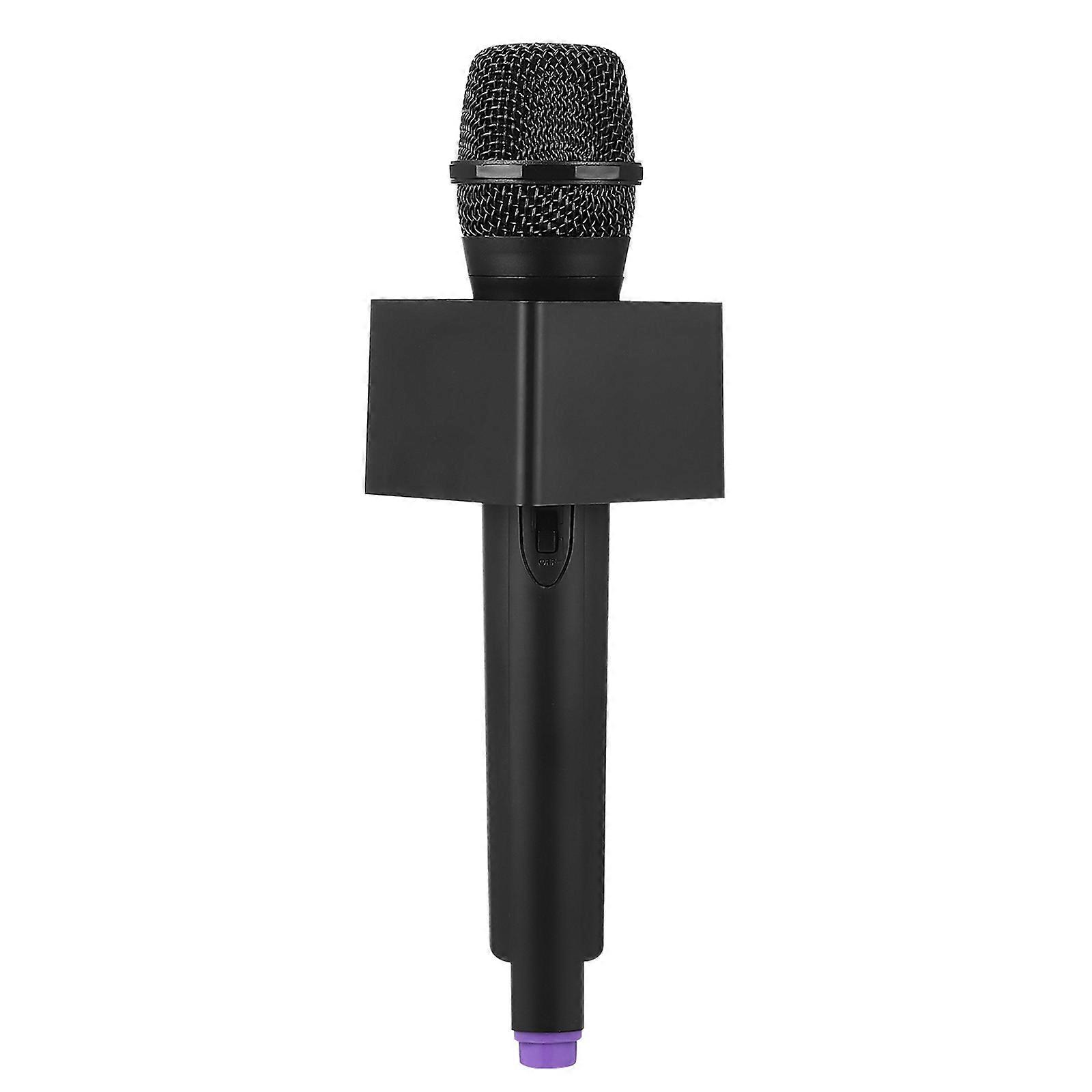 Realistic Microphone with Flag for Role Play, Singing, Hosting & Party Stage Fun