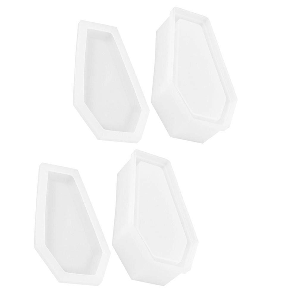1 Set Halloween Coffin Design Silicone Mold for Creative DIY Home Decor – Flexible, High Transparency Crafting Storage Box Mould for Unique Holiday