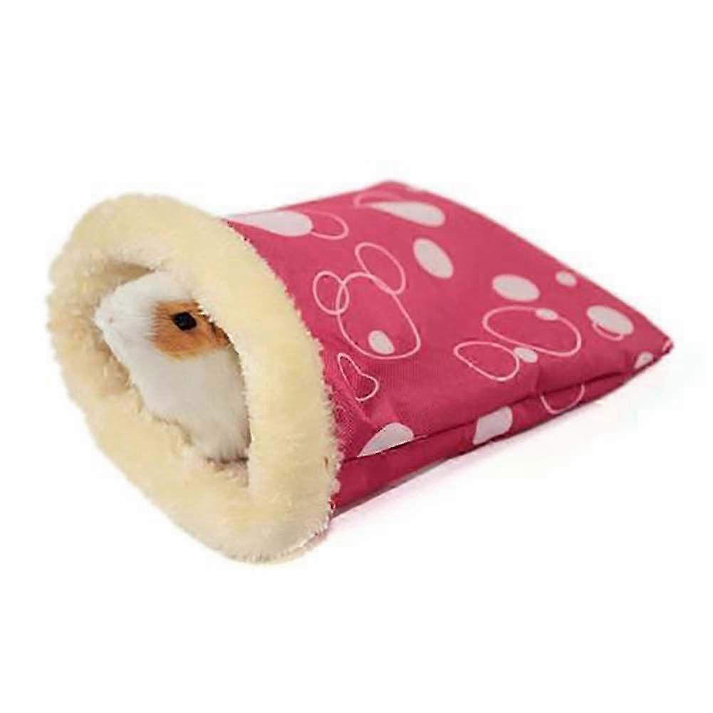Cozy Plush Hamster Bed House Soft Bed for Guinea Pigs and Rat Nest Suitable for Small Animals Mouse Sleeping Bag