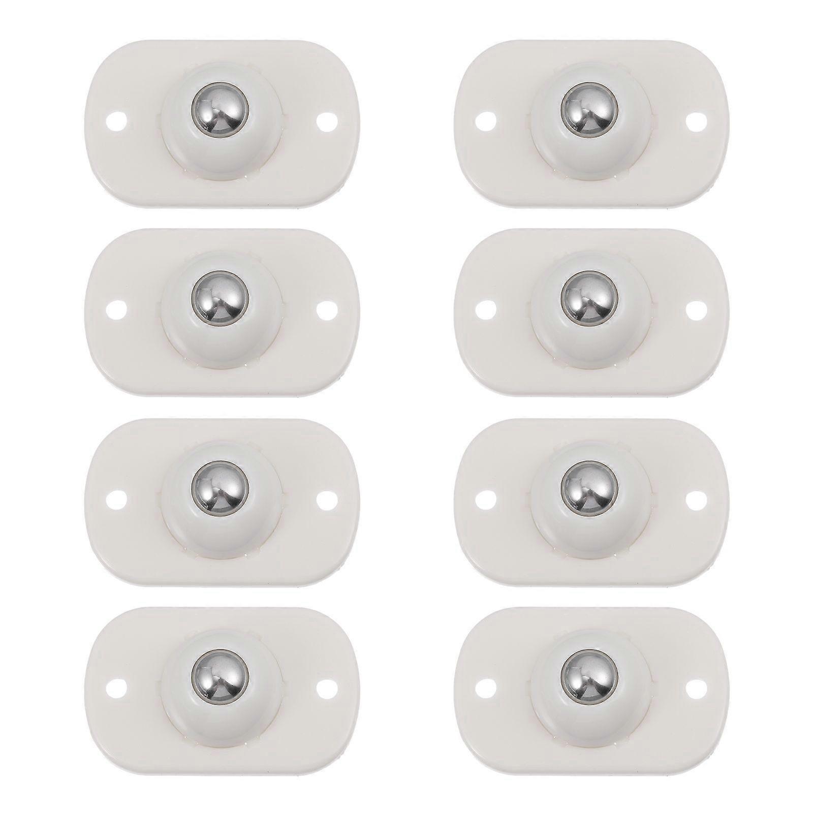 8pcs Creative Adhesive Pulleys Pretty Adhesive Wheels Practical Sticky Casters