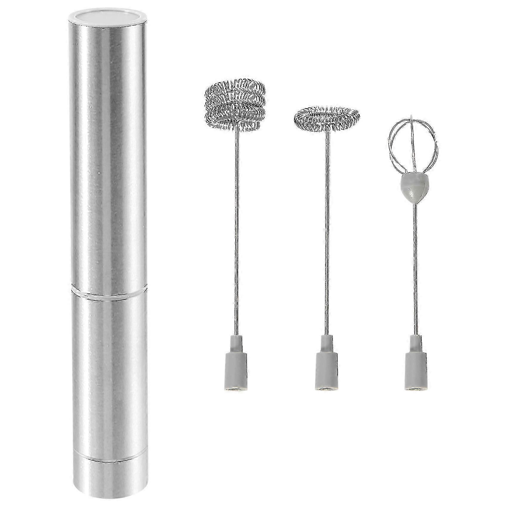 Handheld Three-layer Of Whisk- Battery Operated Electric Foam Maker For Coffee, Latte, Hot Chocola