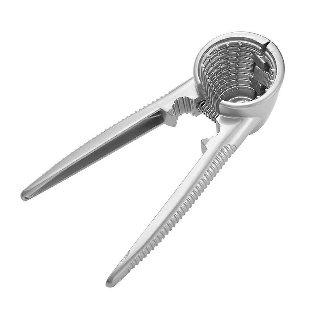 Nut Cracker for Pecans Ergonomic Design Anti-Rust 18.5x6cm Silver Home Kitchen Use 1Pack