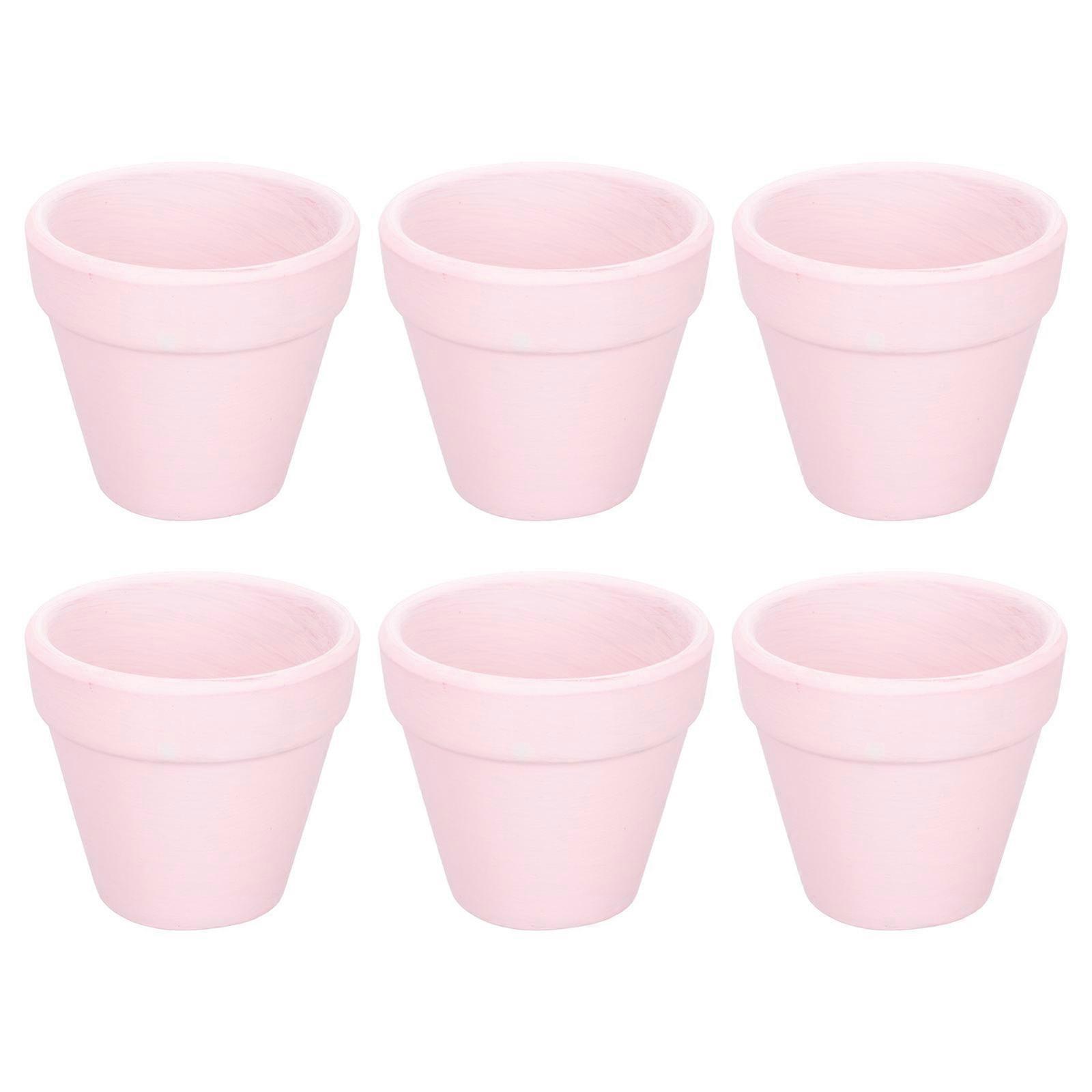 6pcs Mini Succulent Pots for Dollhouse Gardens – Charming Planters for Crafts, Landscaping, and Miniature Displays