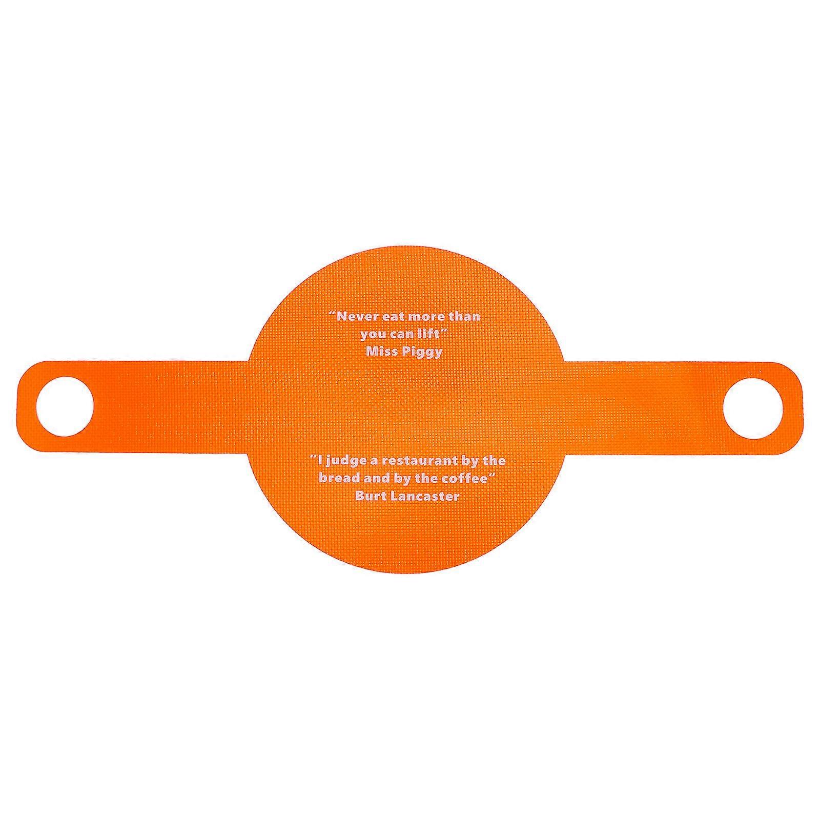 Orange Silicone Bread Baking Mat with Long Handle – Non Stick, Heat Resistant, Easy Dough Transfer, Oven Safe, for Baking Bread and Pastries, Easy to
