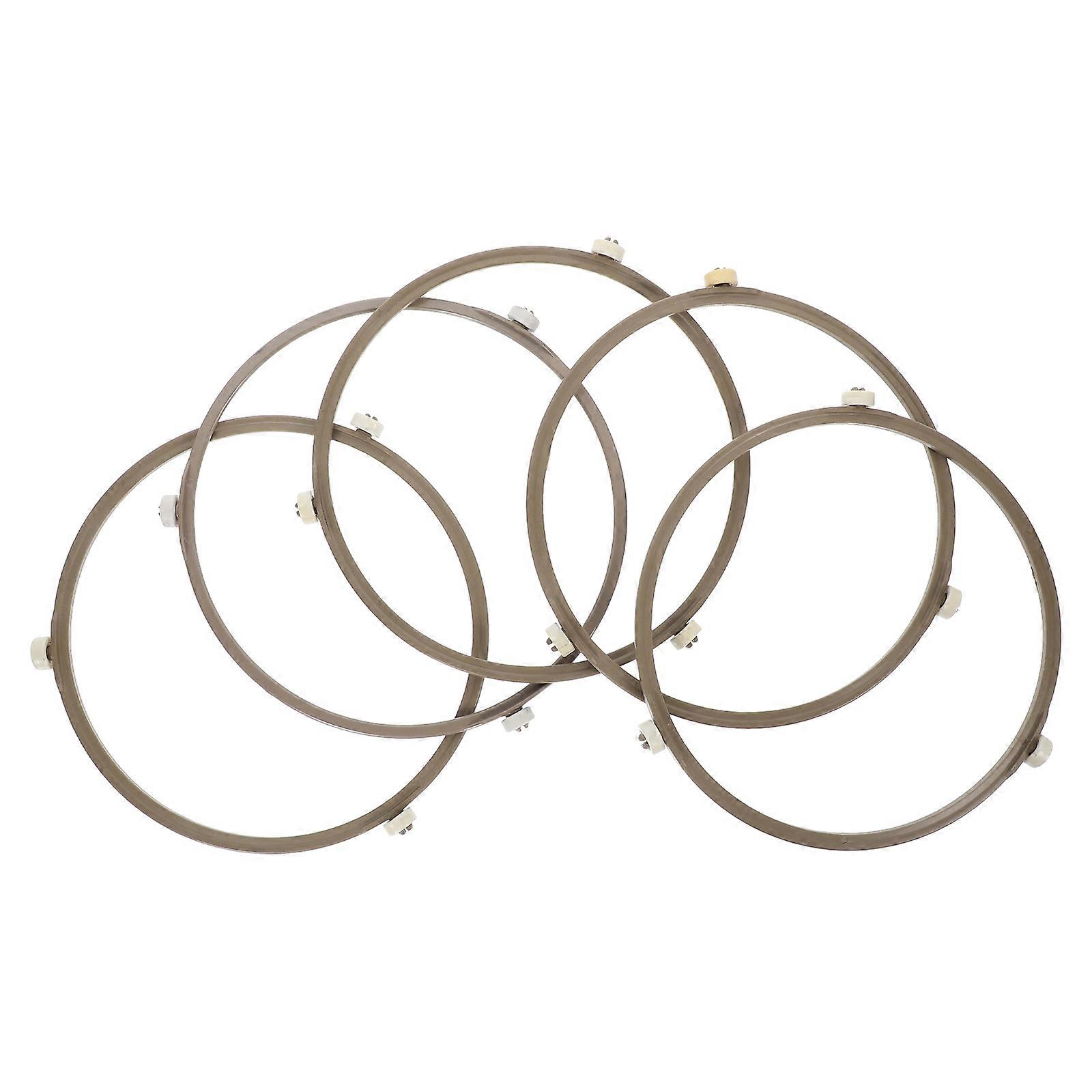 Oven Tray Circle Microwave Oven Use High Temperature Resistant Plastic Material 5Pack