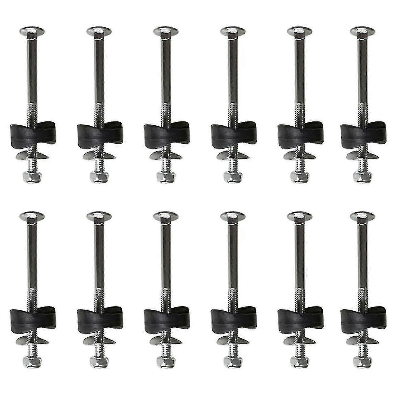 12pcs Black Trampoline Enclosure Pole Gap Spacers Metal Trampoline Part for Fixing the Trampoline-FCY