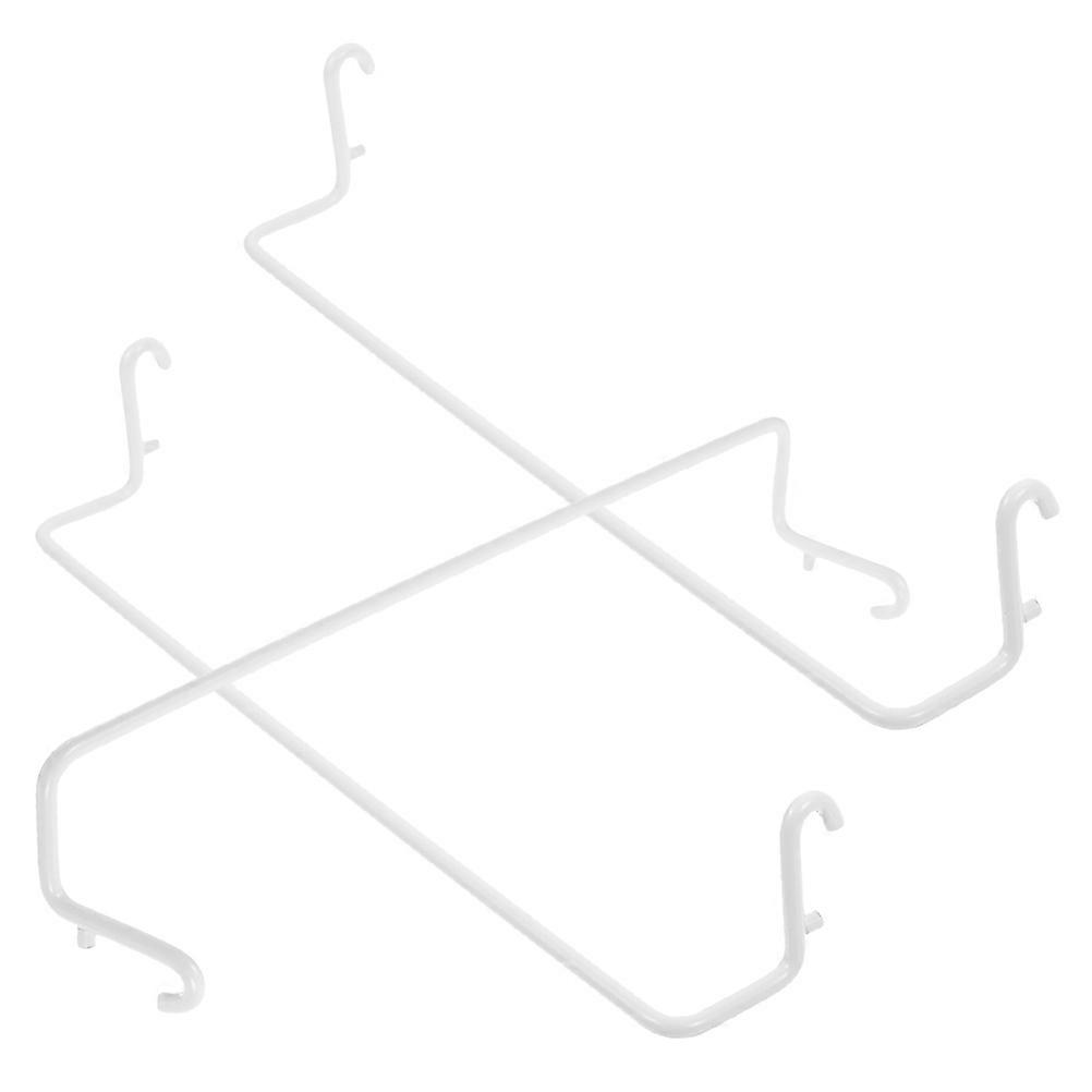 Pegboard Organizer Pegboard Holder Kitchen Accessories Rectangular Shape Stainless Steel Storage 3Pcs