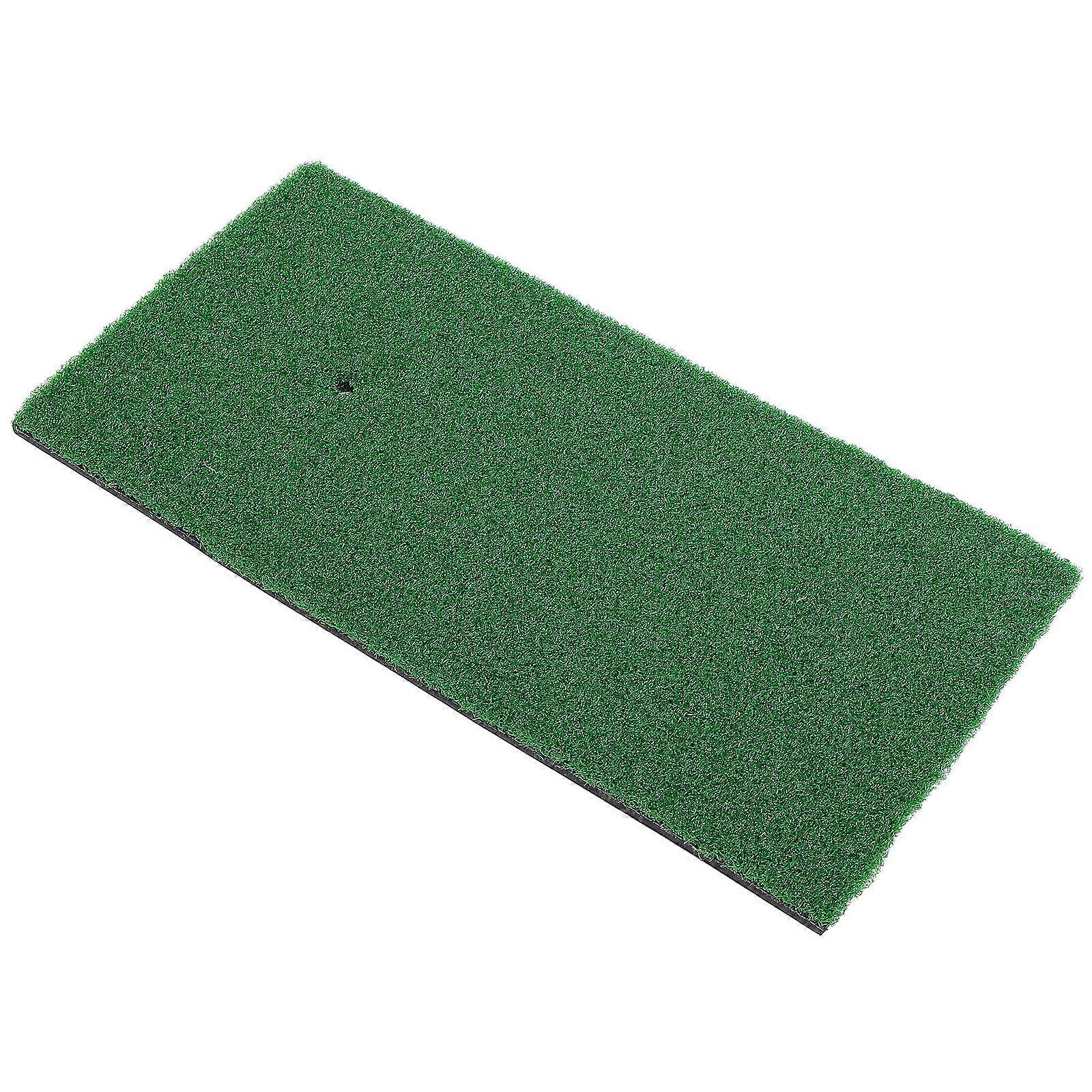 Golf Practice Mat Golf Mat for Accuracy Enhancement Rectangular Green 60.00X30.00X2.00cm Swing Path Detection 1Set