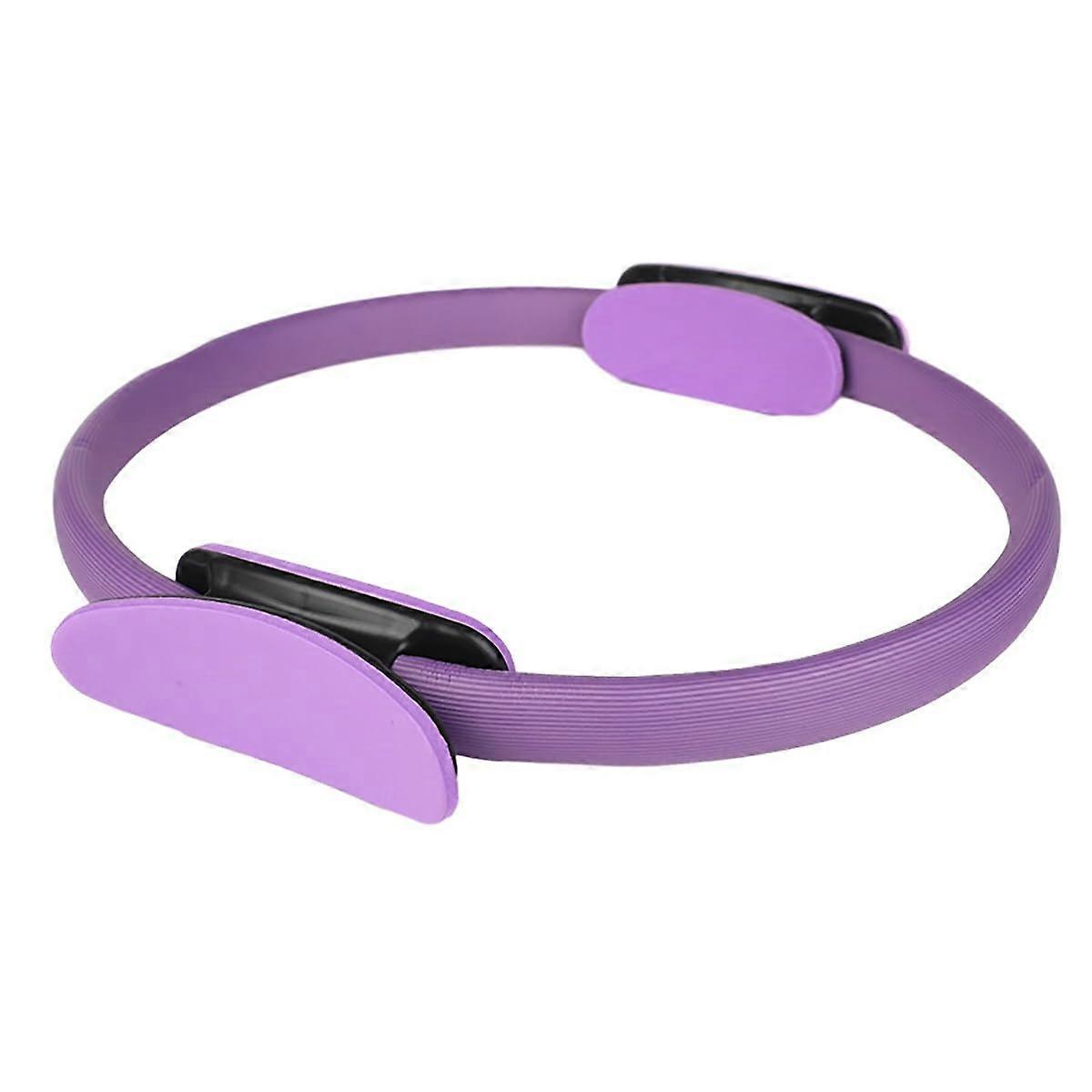 Pilates Ring Magic Exercise Circle with double handle for arms thighs Violet