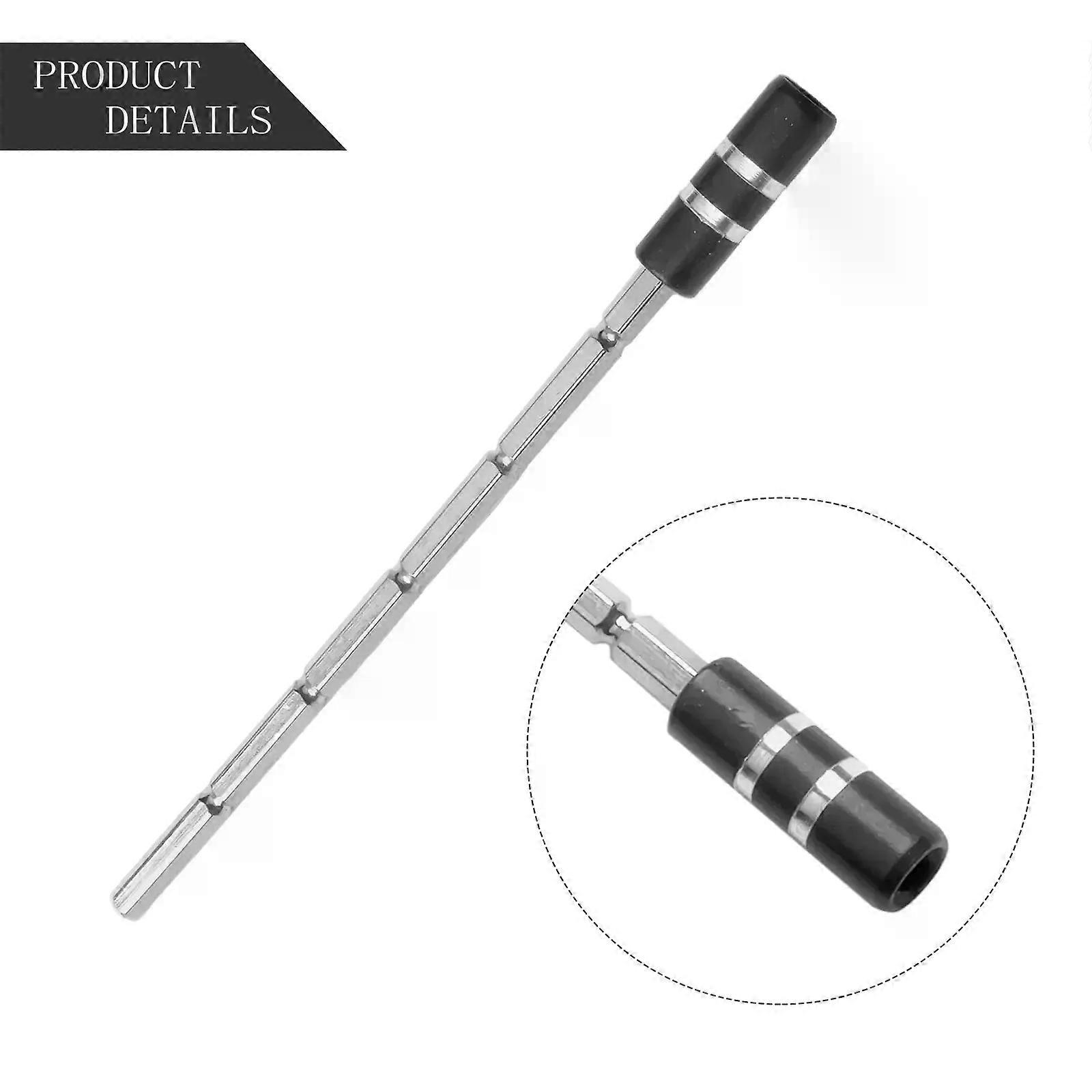 Extension Bar For Screwdrivers Hex Socket Adapter Secure Grip High Compatibility High-quality Materials Improved Accessories