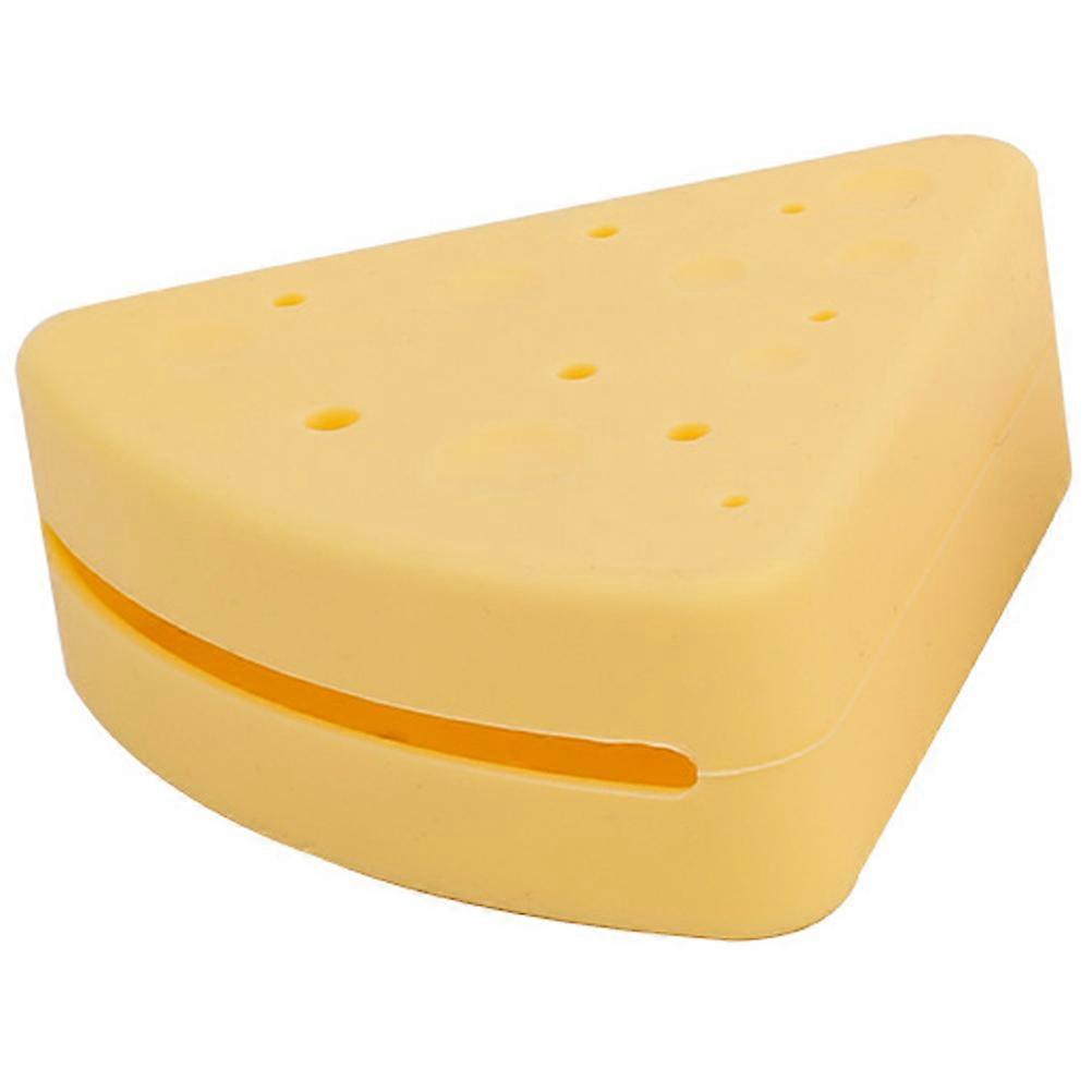 Make Up Sponge Holder Case For Makeup Sponges And Powder Travel Use Triangular Shape 1Pack