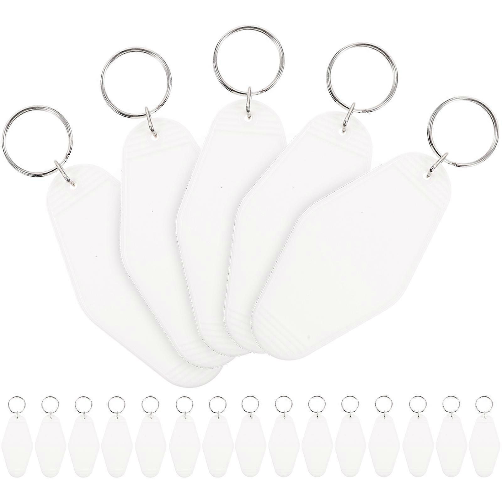 Hanging Keychain Labels Plastic Luggage Pendant General Users 20Pcs