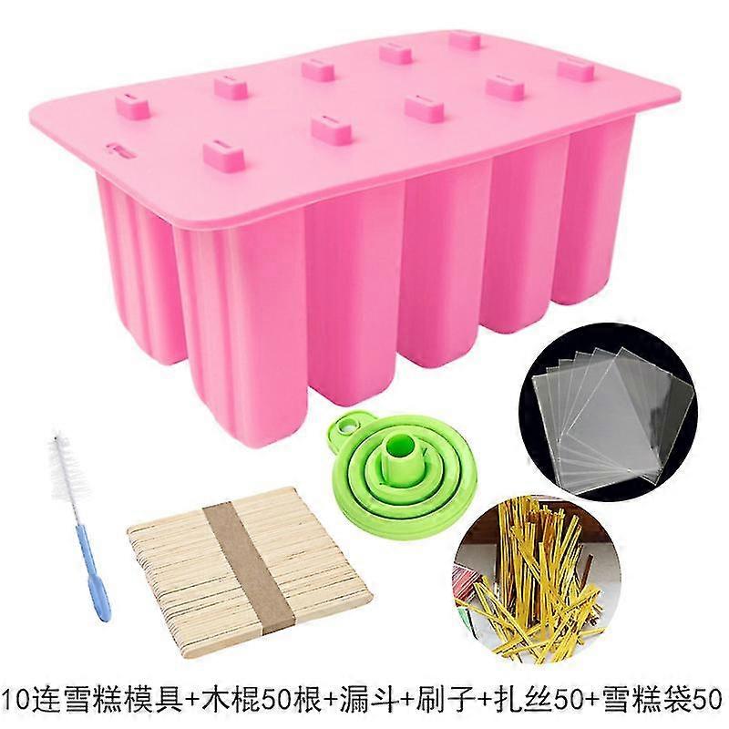 Reusable Silicone Popsicle Molds for Homemade Ice Cream and Frozen Treats