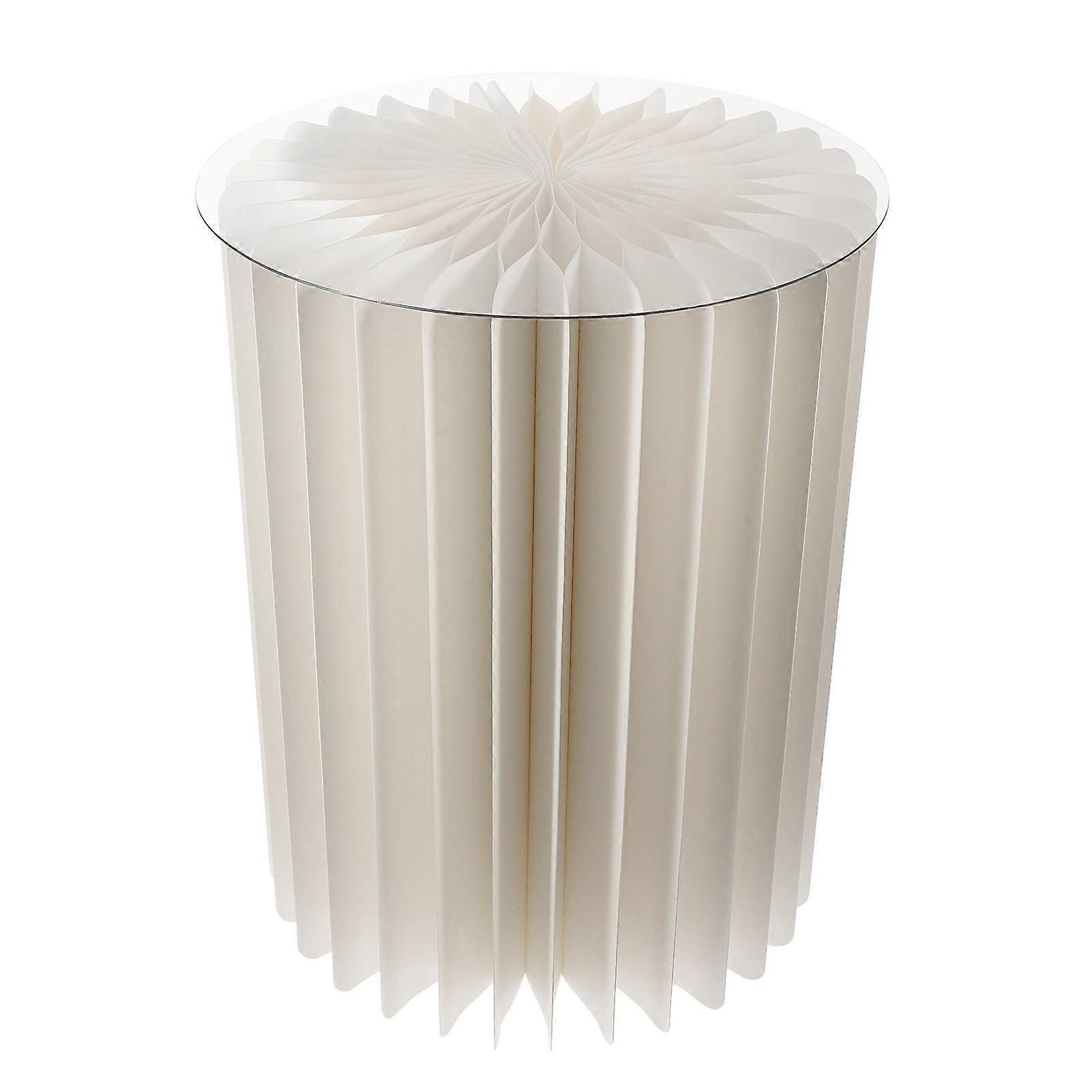 Cylinder Pedestal Stand for Weddings Events Reusable Decorative Beige 40.00X30.00X30.00CM 1Pcs