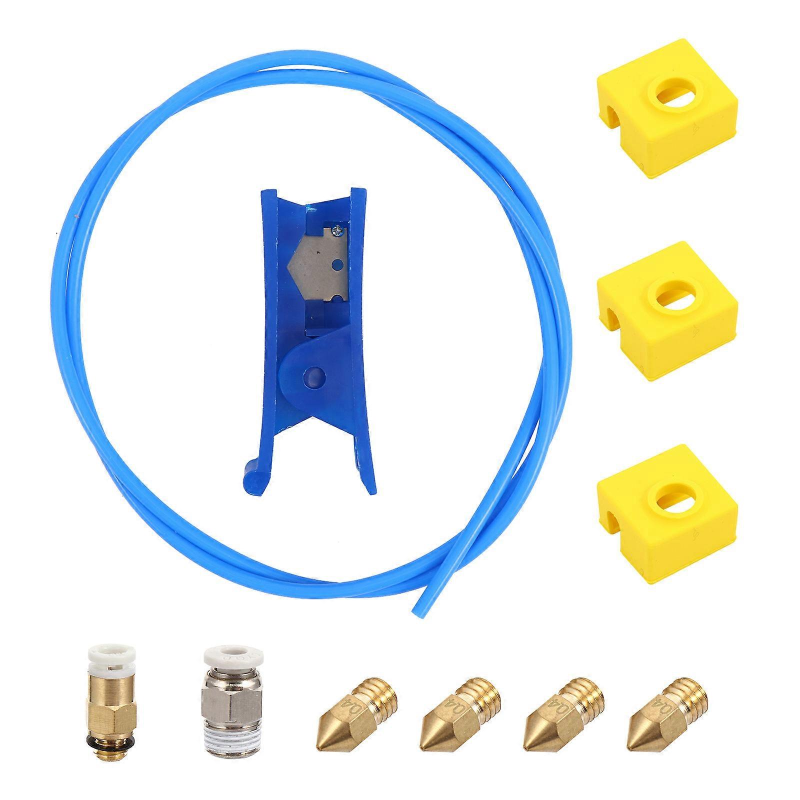 Printers Accessories Parts Extruder Nozzle Tube Silicone Sleeve Kit For 3D Printing Professionals 8X2.5CM Heat Retention 1Set
